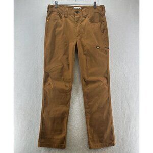 CAT Caterpillar Pants Mens 32x32 Canvas Carpenter Work Straight Twill Bronze